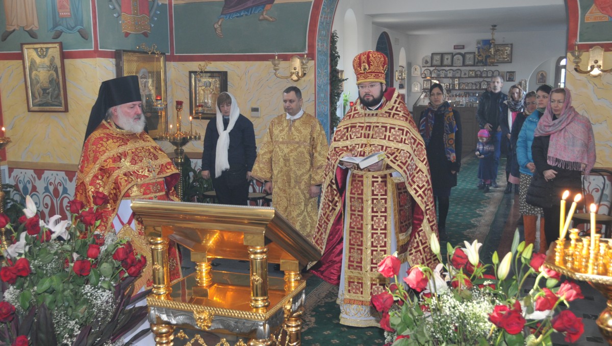 Литургия в день памяти святого апостола Андрея Первозванного