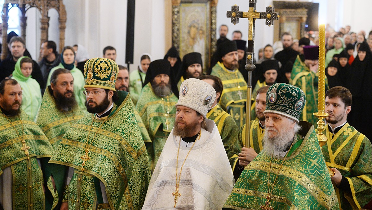 Патриаршее богослужение в Шамордино