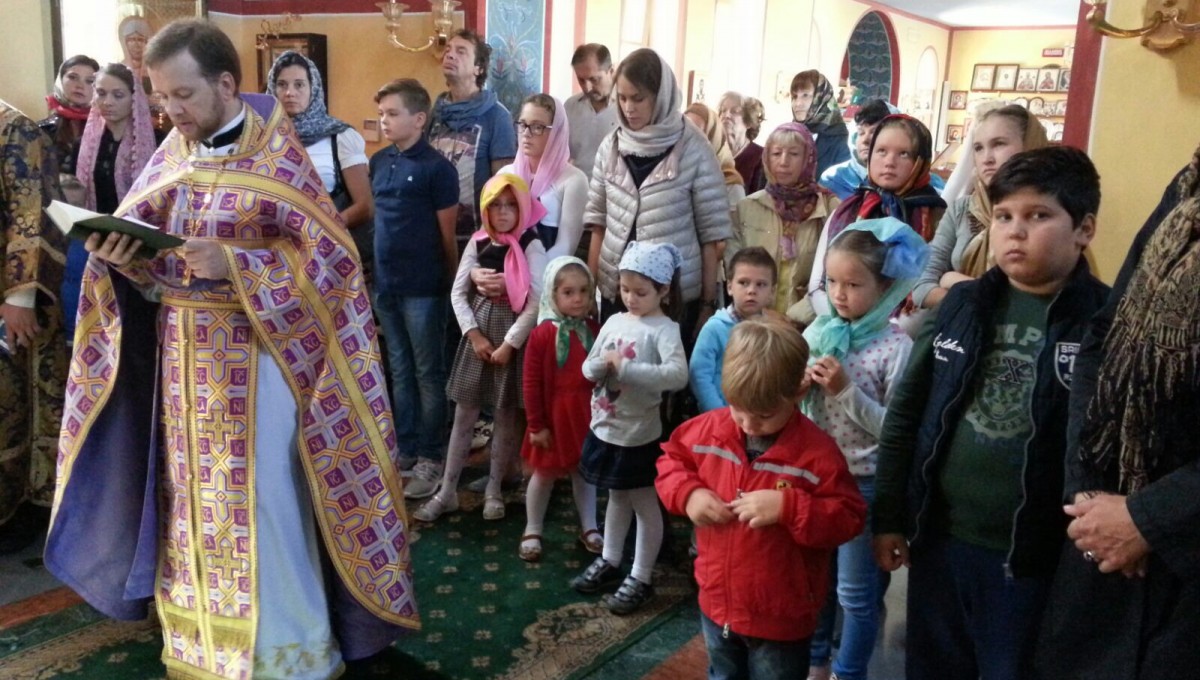 Начало учебного года в приходской детской школе