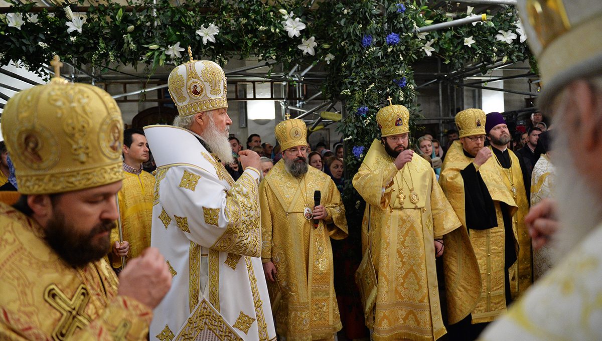 Святейший Патриарх Кирилл совершил богослужение в Успенском храме Русской Зарубежной Церкви в Лондоне