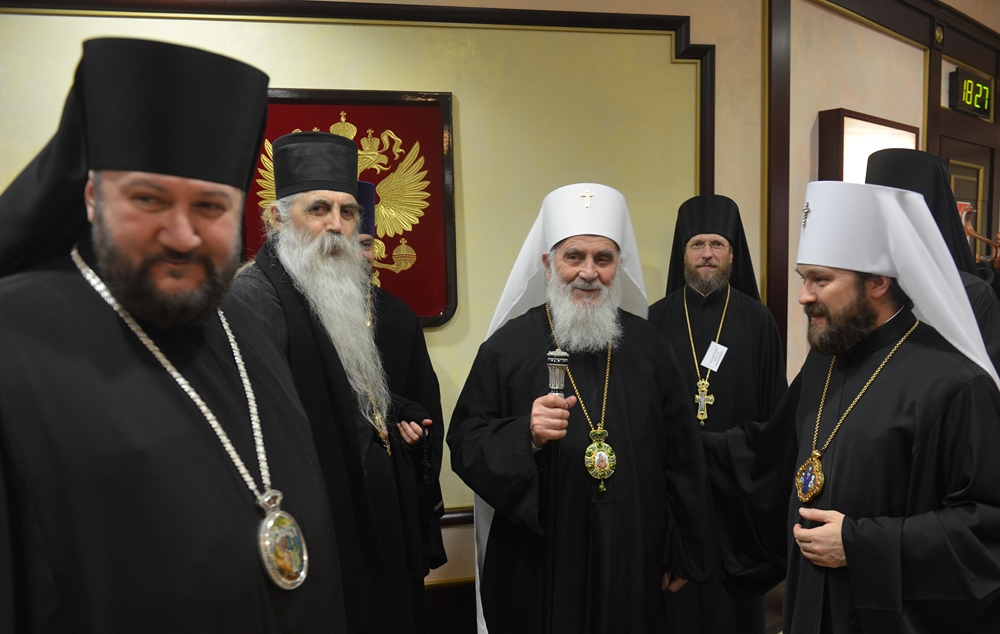Святейший Патриарх Сербский Ириней прибыл в Москву