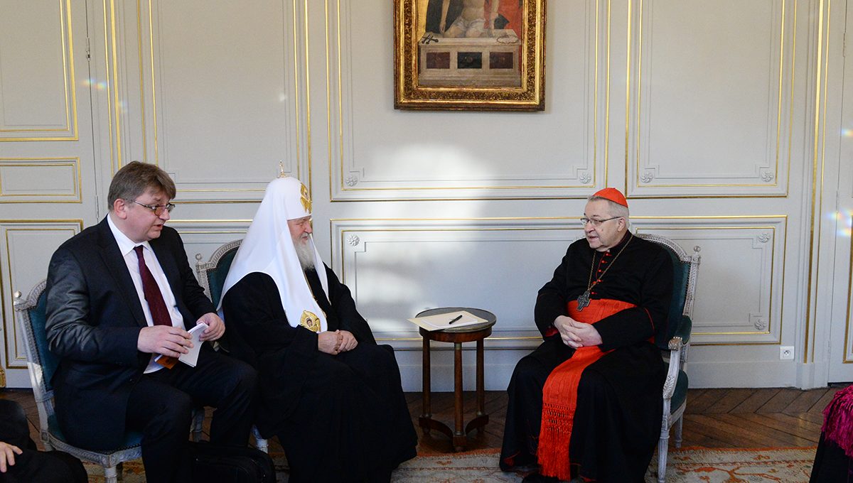 Встреча с католическим архиепископом Парижа