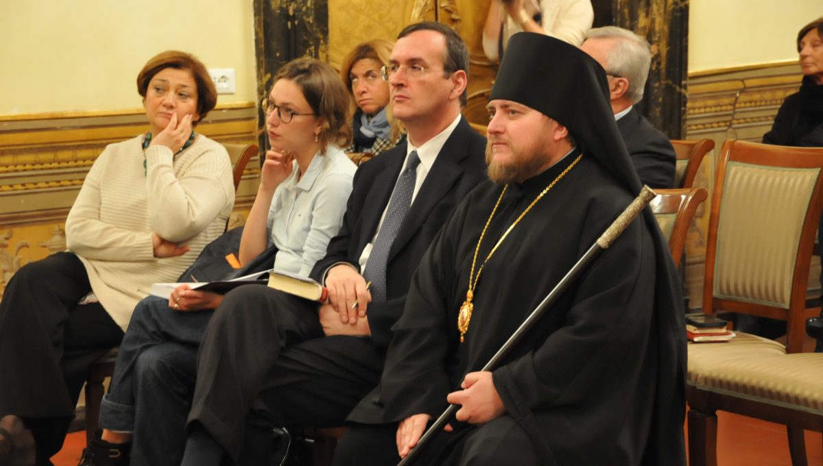 Епископ Матфей принял участие в презентации книги проф. Адриано Роккуччи