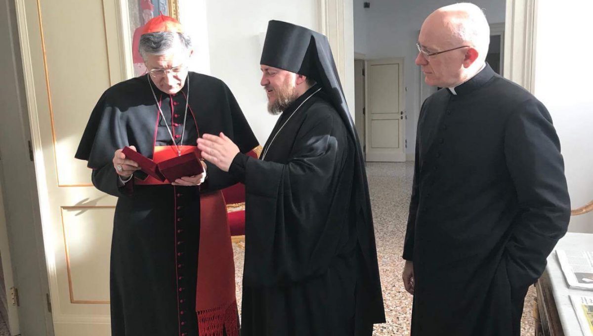 Епископ Богородский Матфей встретился с Патриархом Венеции