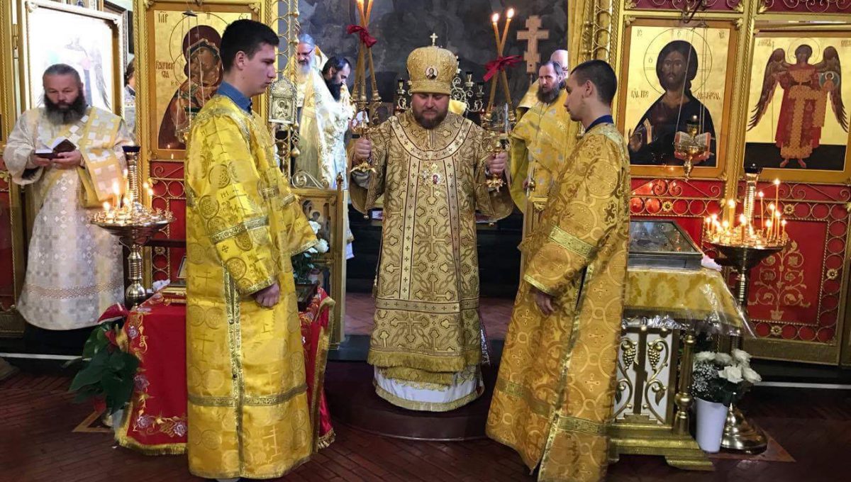 Епископ Матфей совершил Божественную литургию в Милане