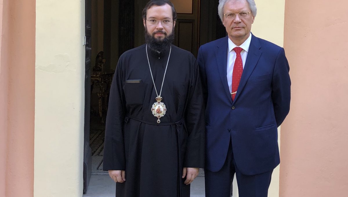 Состоялась встреча митрополита Антония с Послом России в Италии