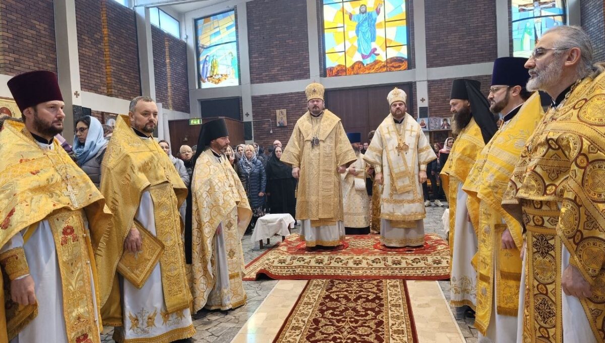 Митрополит Нестор возглавил Божественную литургию в Милане
